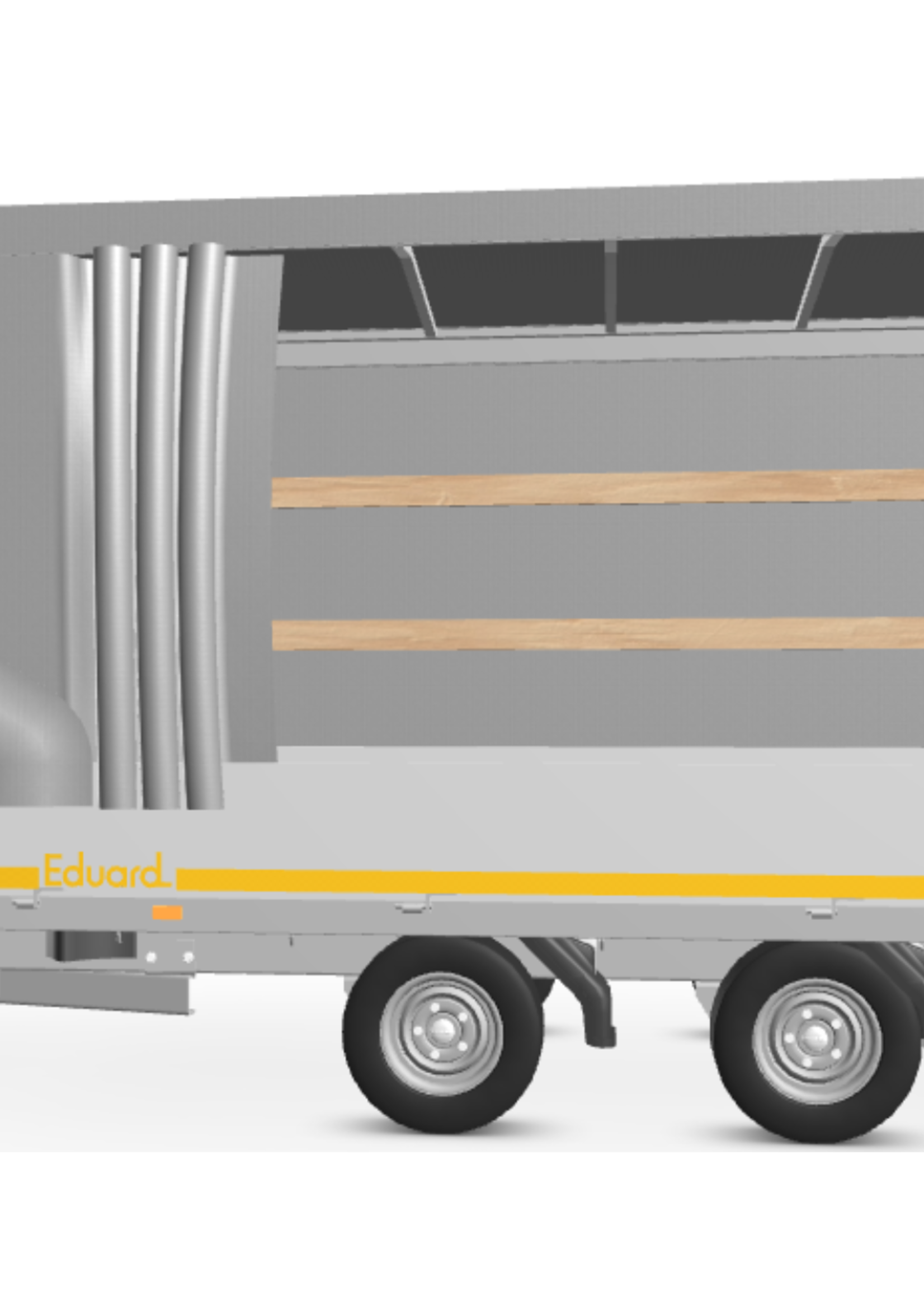 Eduard Complete Eduard huif met schuifzeil - doek en stellage - 330x180 cm - diverse hoogtes en kleuren beschikbaar