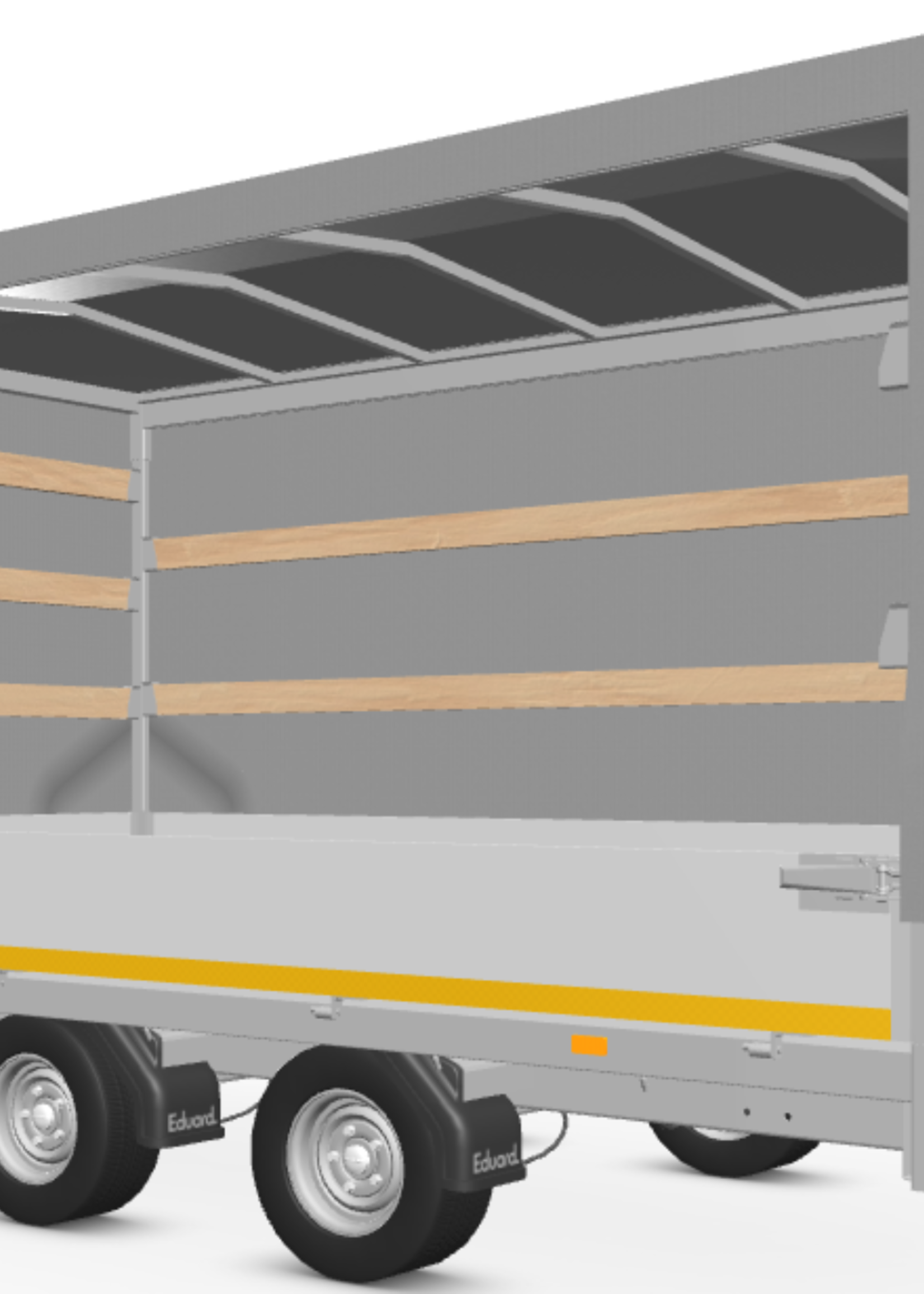 Eduard Complete Eduard huif met schuifzeil - doek en stellage - 330x180 cm - diverse hoogtes en kleuren beschikbaar