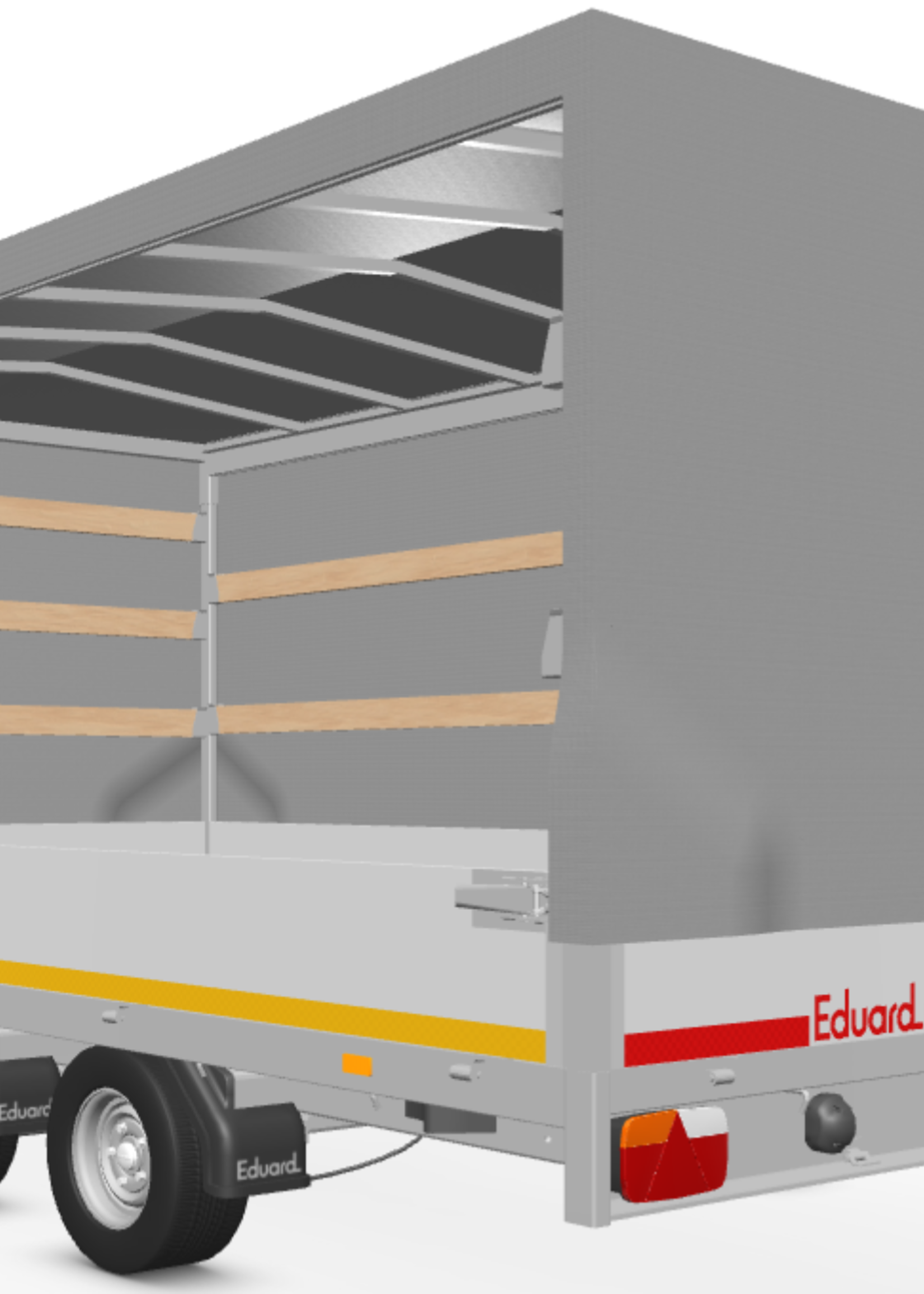 Eduard Complete Eduard huif met schuifzeil - doek en stellage - 356x200 cm - diverse hoogtes en kleuren beschikbaar