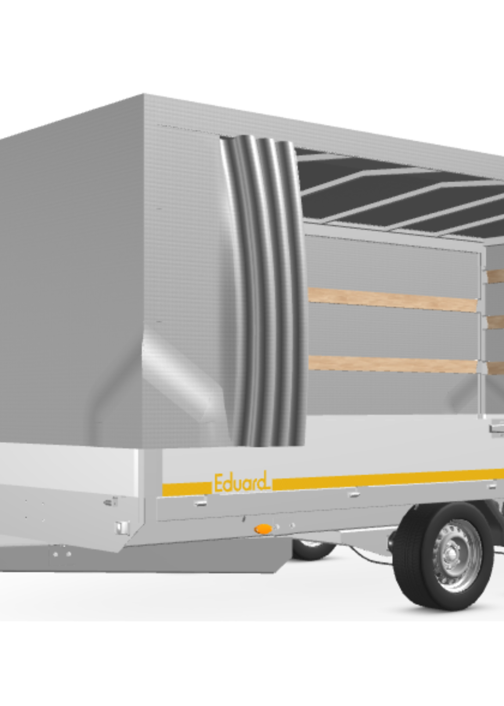 Eduard Complete Eduard huif met schuifzeil - doek en stellage - 456x220 cm - diverse hoogtes en kleuren beschikbaar