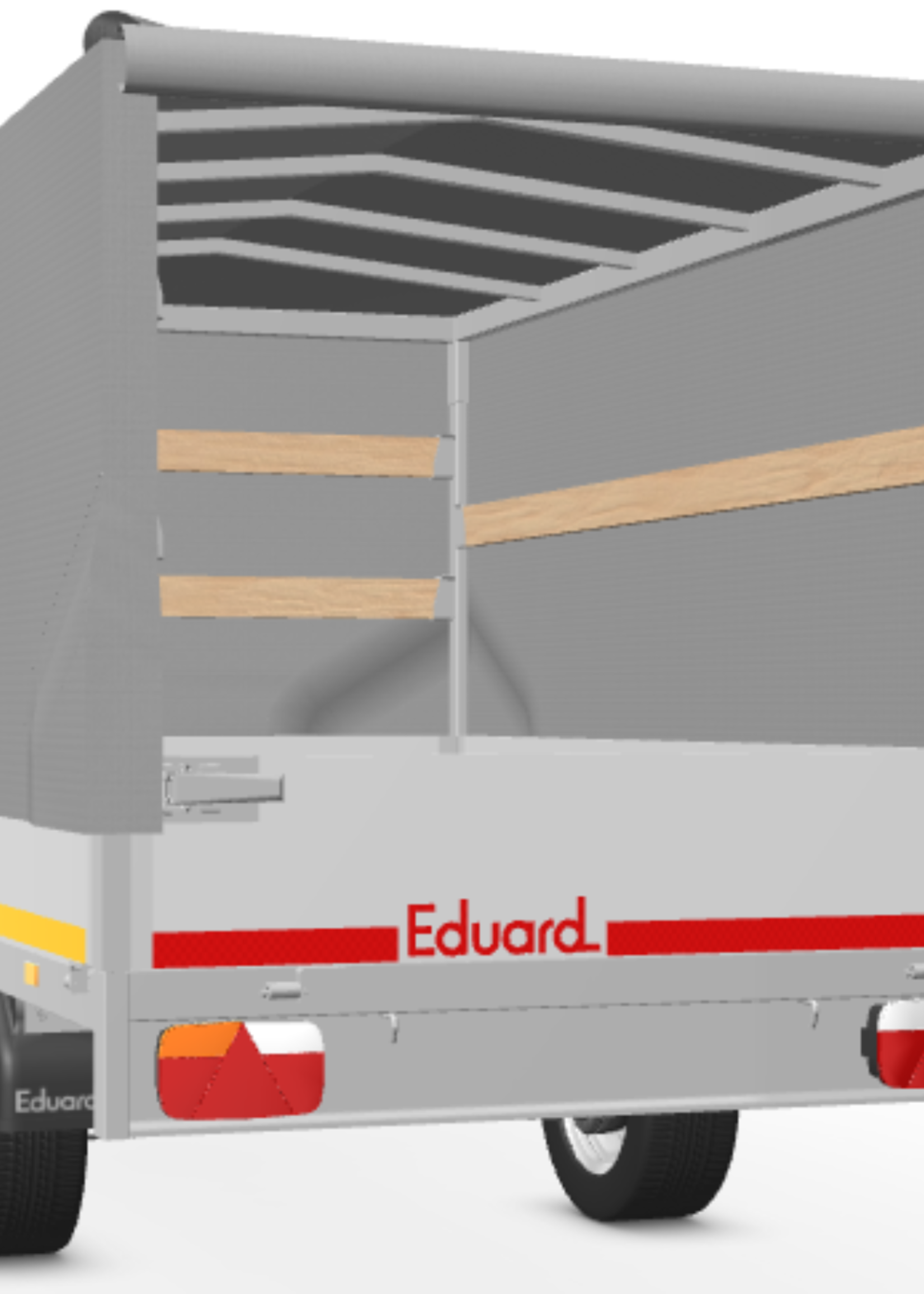 Eduard Complete Eduard huif - doek en stellage - 256x180 cm - diverse hoogtes en kleuren beschikbaar