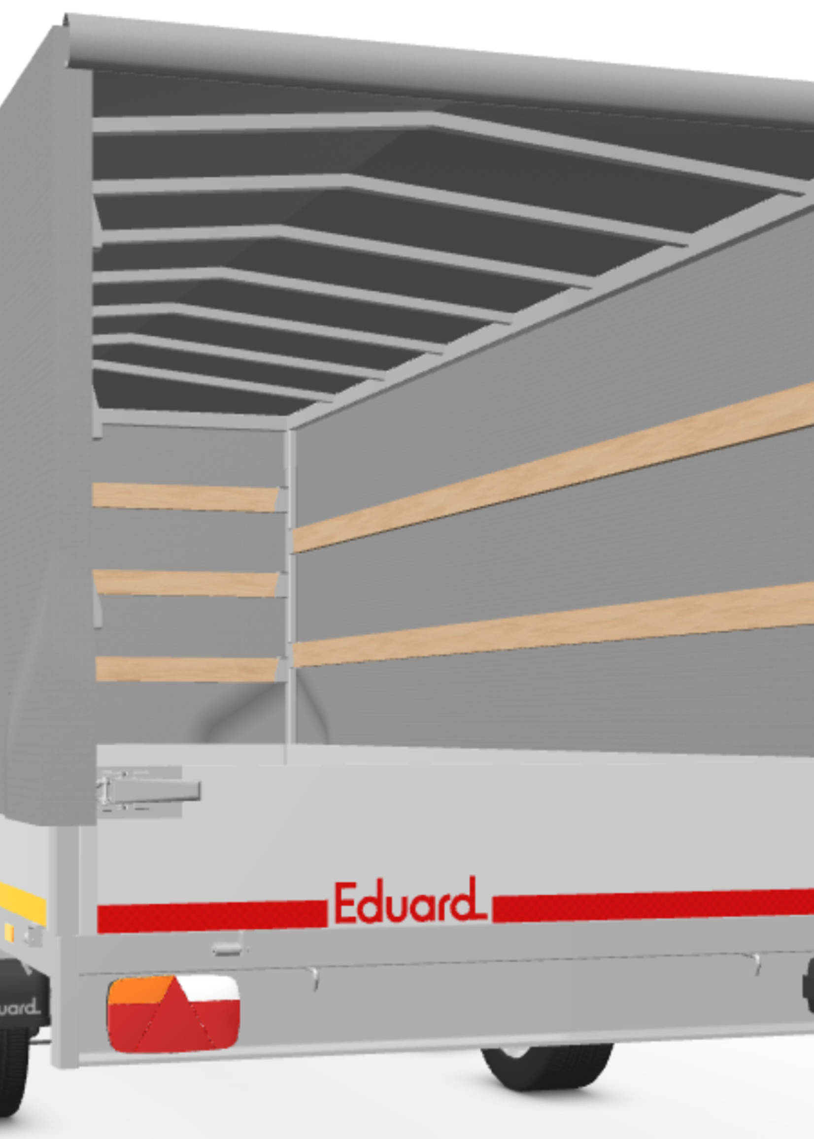 Eduard Complete Eduard huif - doek en stellage - 406x180 cm - diverse hoogtes en kleuren beschikbaar