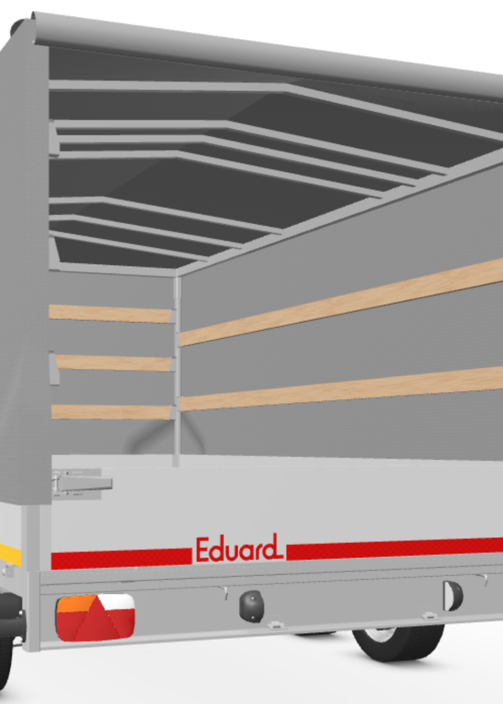 Eduard Complete Eduard huif - doek en stellage - 406x220 cm - diverse hoogtes en kleuren beschikbaar