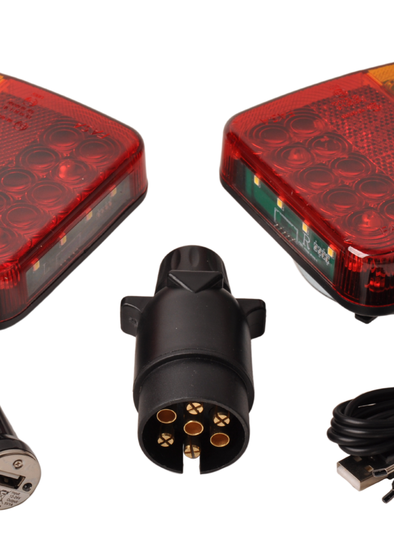 Cantonal Dynamische draadloze magnetische 7 polige verlichtingsset met magneten - LED