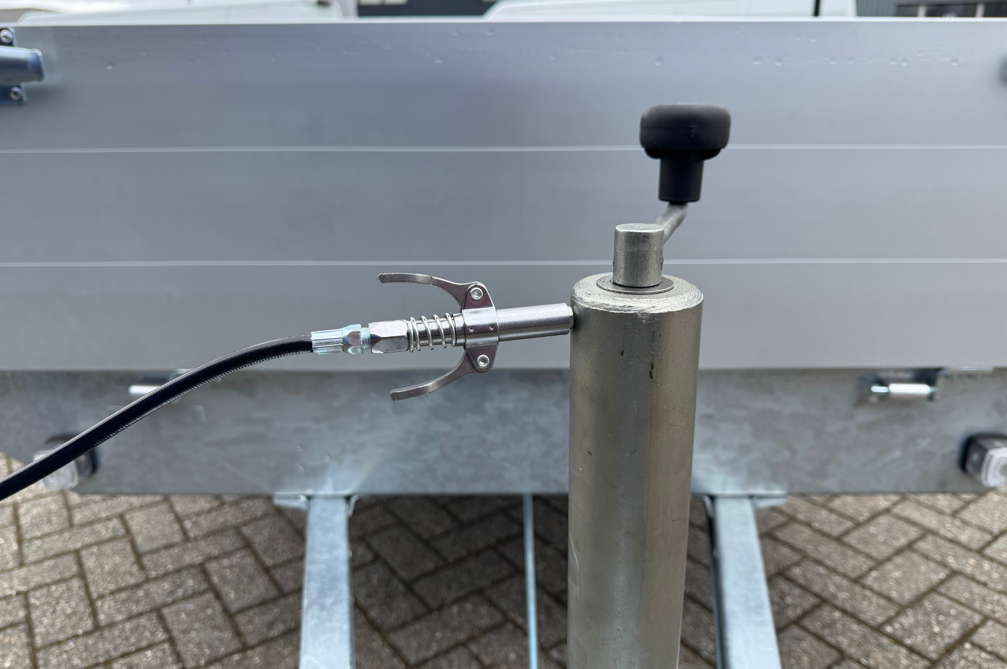 Professionele vetspuit inclusief toebehoren