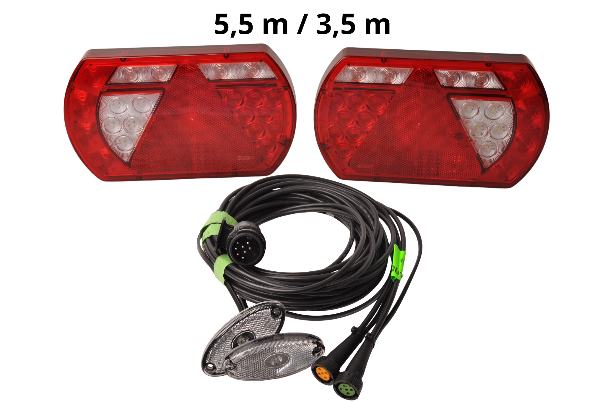 LED set Lucidity - 13 polig - inclusief voor markeringsverlichting & ingebouwde weerstanden - kies de gewenste hoofdkabel
