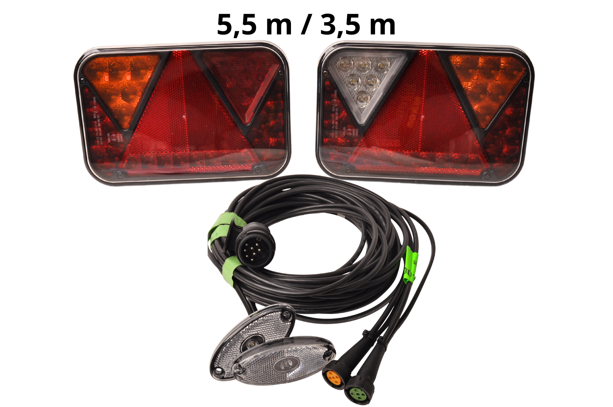 LED set Fristom - 13 polig - inclusief markeringsverlichting & ingebouwde weerstanden - kies de gewenste hoofdkabel
