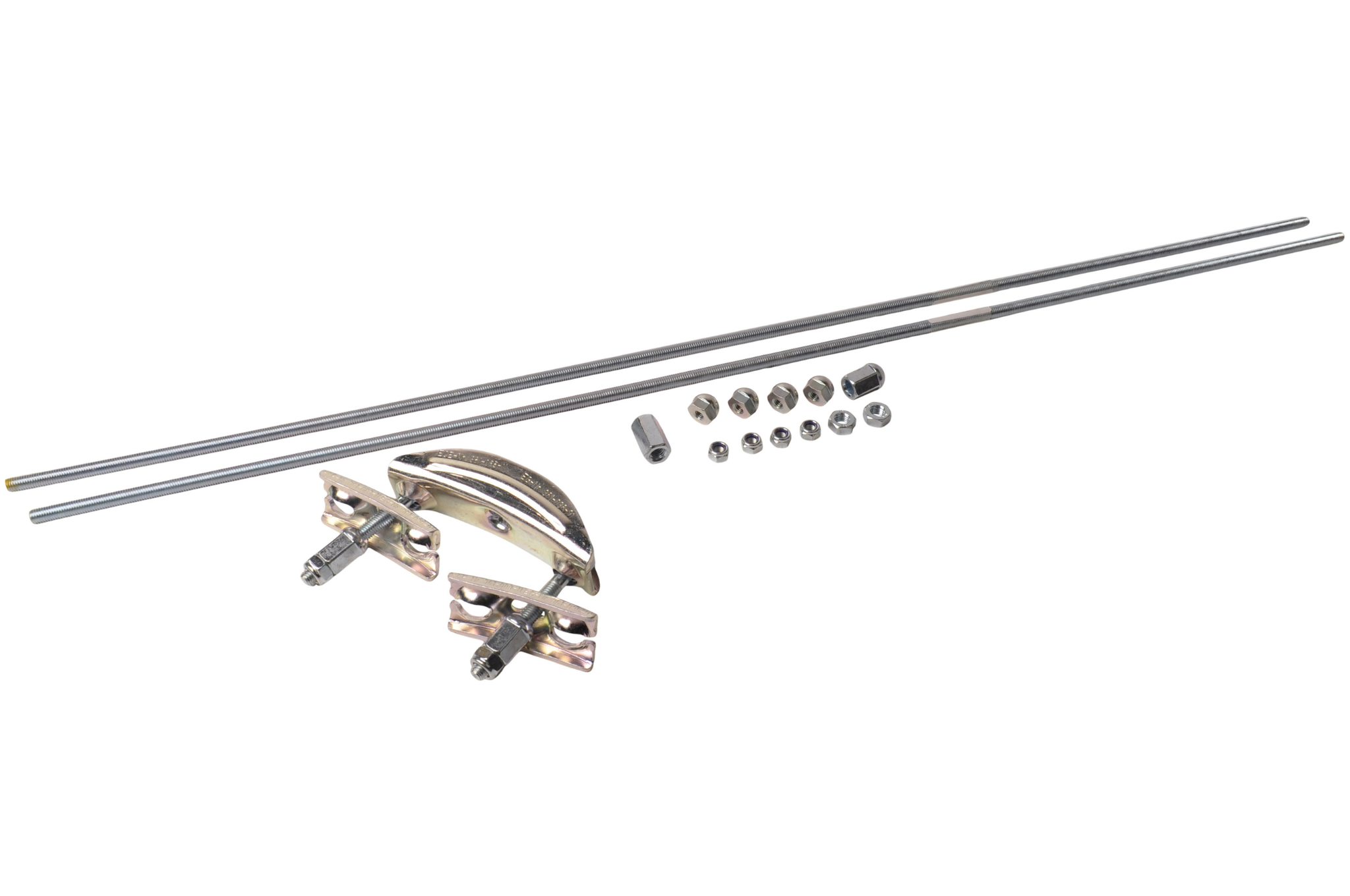 Remgarnituur Tandemas M10 2 mtr lengte draadeind compleet