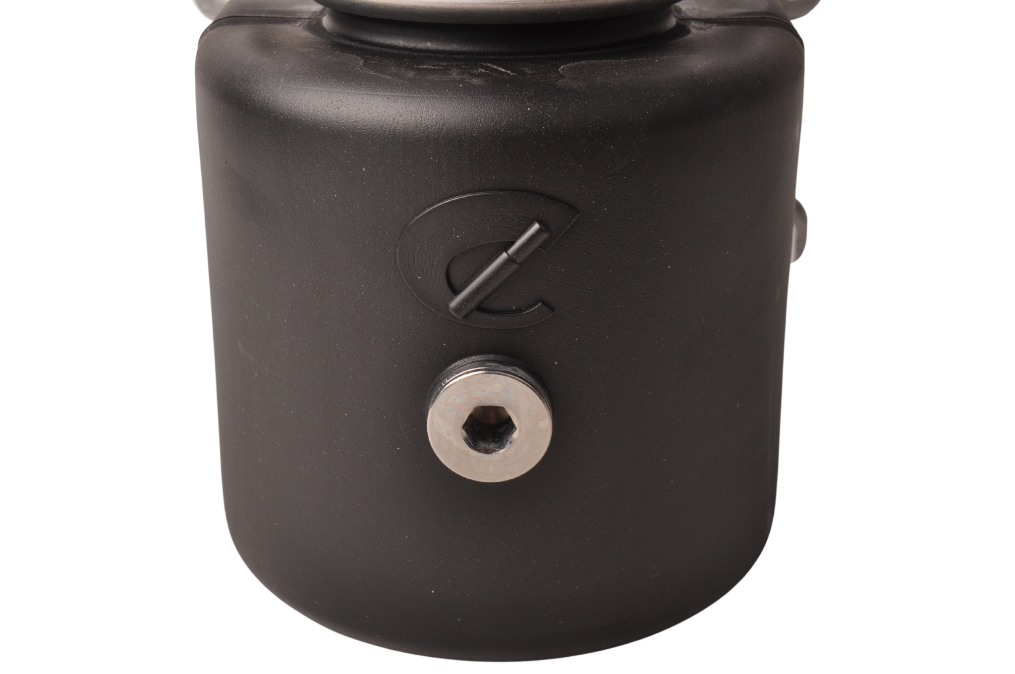 Handpomp - verzinkt - 2 liter reservoir voor kipper
