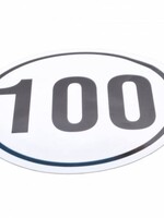 Cantonal Tempo 100 km sticker voor Duitsland