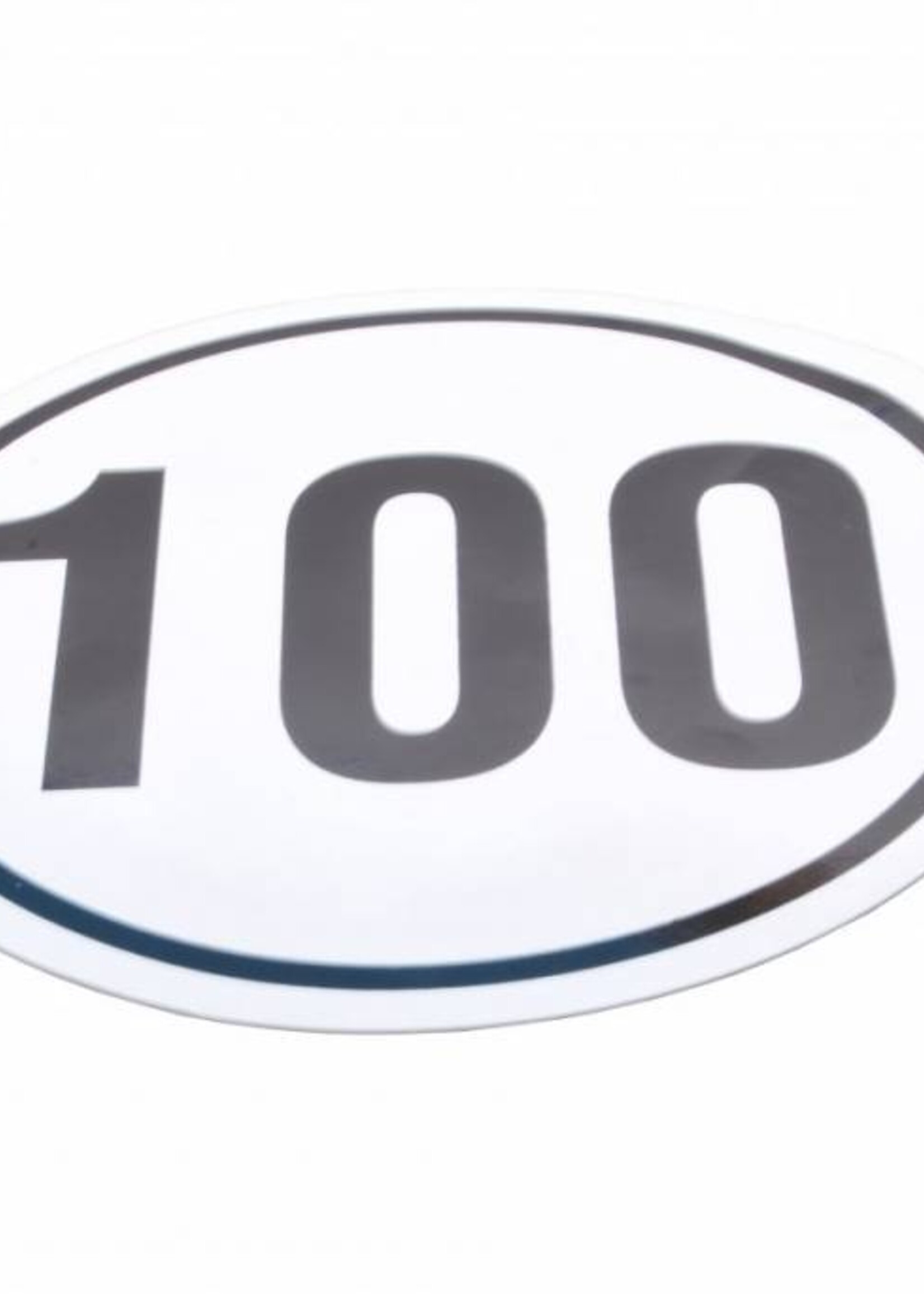 Cantonal Tempo 100 km sticker voor Duitsland - diameter van 200 mm