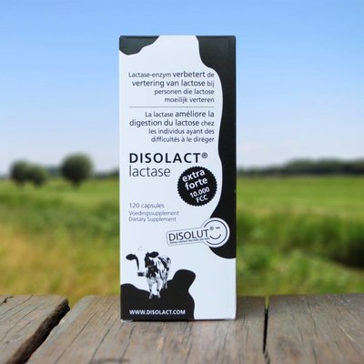 DISOLACT Lactase Extra Forte drie blikjes met ieder 40 capsules
