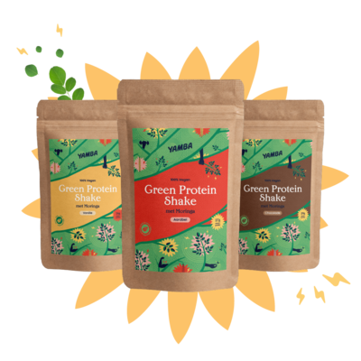 Yamba Moringa Green proteïne shake probeerpakket