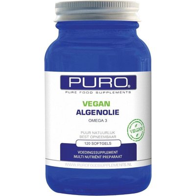 Puro Vegan Algenolie Omega 3 120 softgels