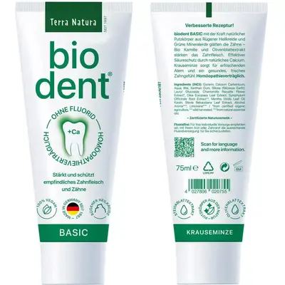 Biodent Basic tandpasta met Stevia