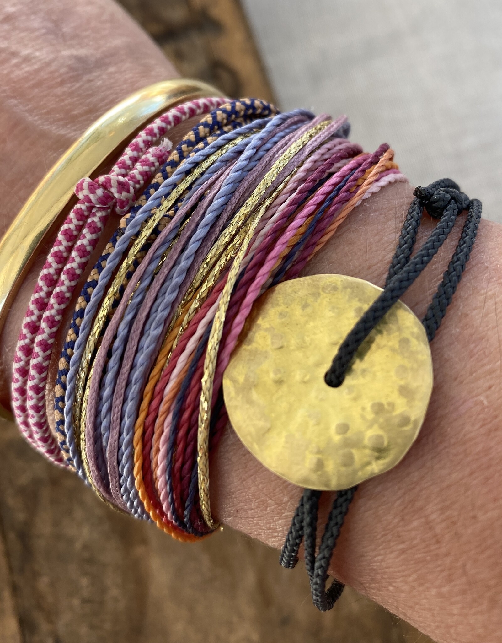 MIEQ Power of the Universe Armband/ketting zwart draad