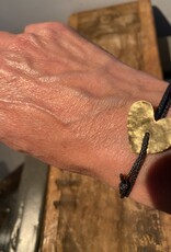 MIEQ Love You armband met messing hart