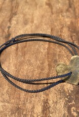 MIEQ Love You armband met messing hart