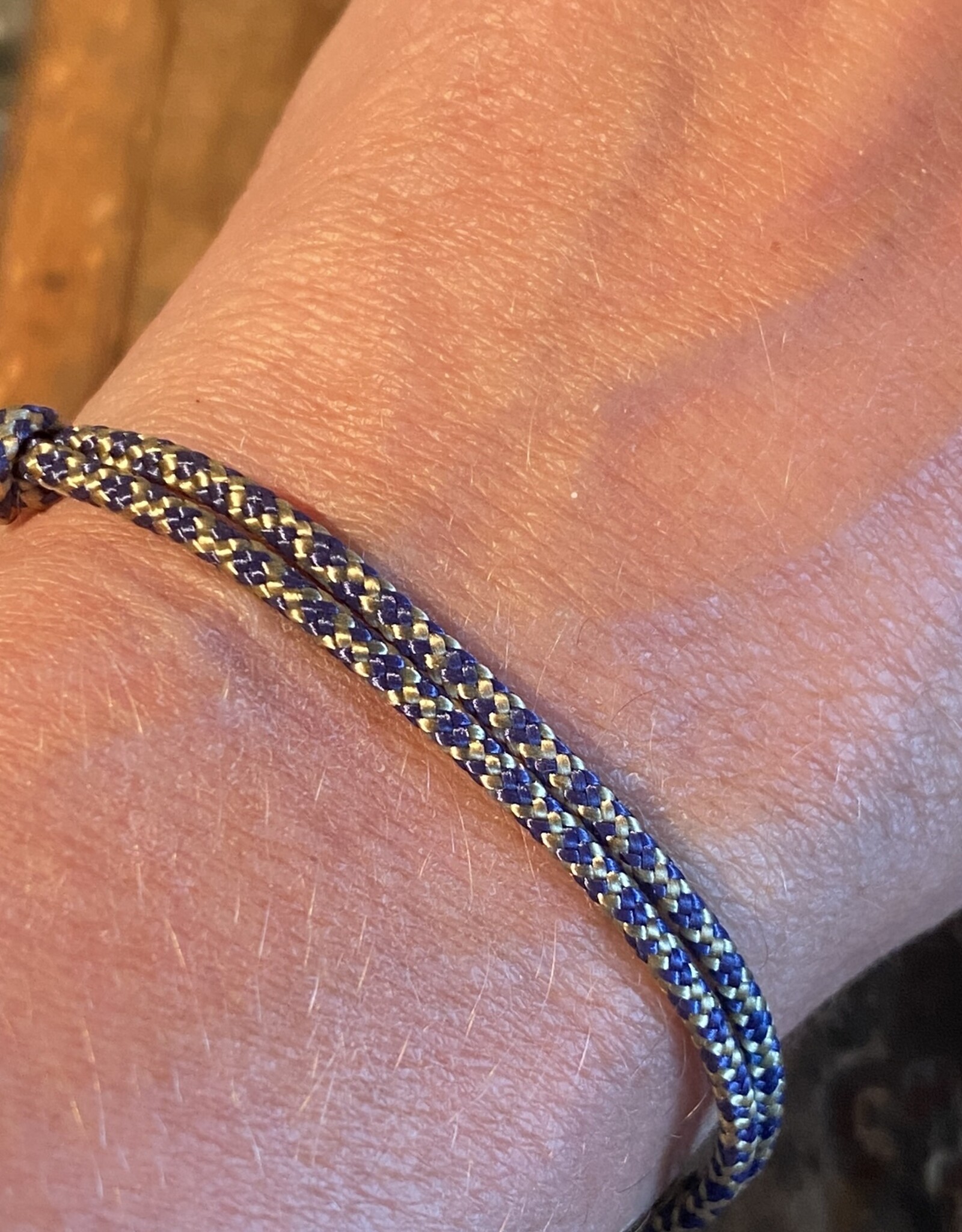 MIEQ Never Enough blauw/goud gemêleerd
