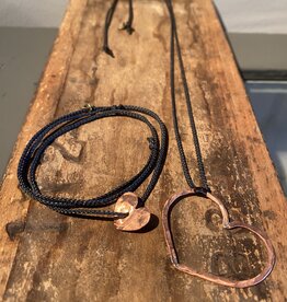 MIEQ Ketting Open Your Hart Koper