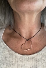 MIEQ Ketting Open Your Hart Koper