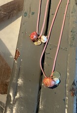MIEQ Ketting Parel met rode kraal