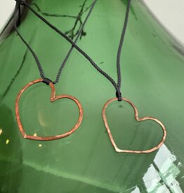 MIEQ Ketting Open Your Hart Koper