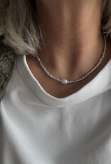 MIEQ Kralenketting MIEQ met witte parel