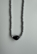 MIEQ Kralenketting MIEQ black pearl