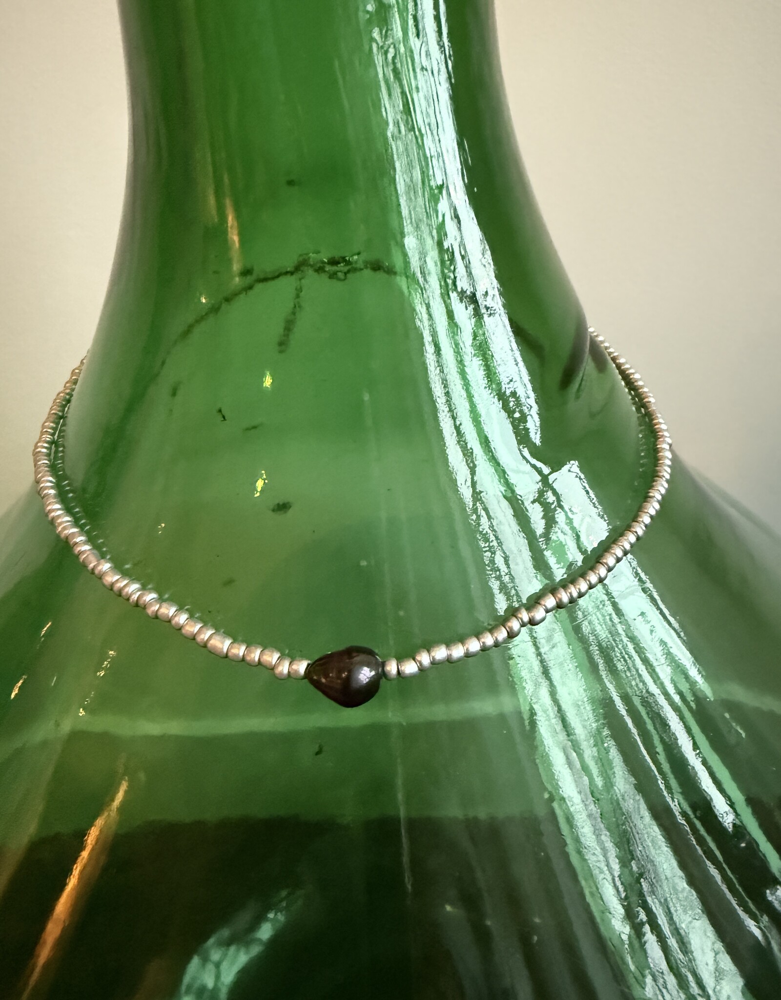 MIEQ Kralenketting MIEQ black pearl