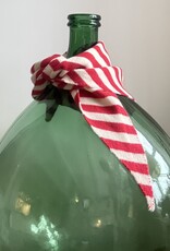 MIEQ Triangel sjaaltje MIEQ rood/wit gestreept