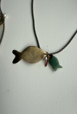 MIEQ Ketting vis aan paracord ketting