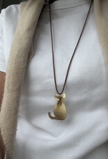 MIEQ Ketting poesje mauw