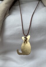 MIEQ Ketting poesje mauw