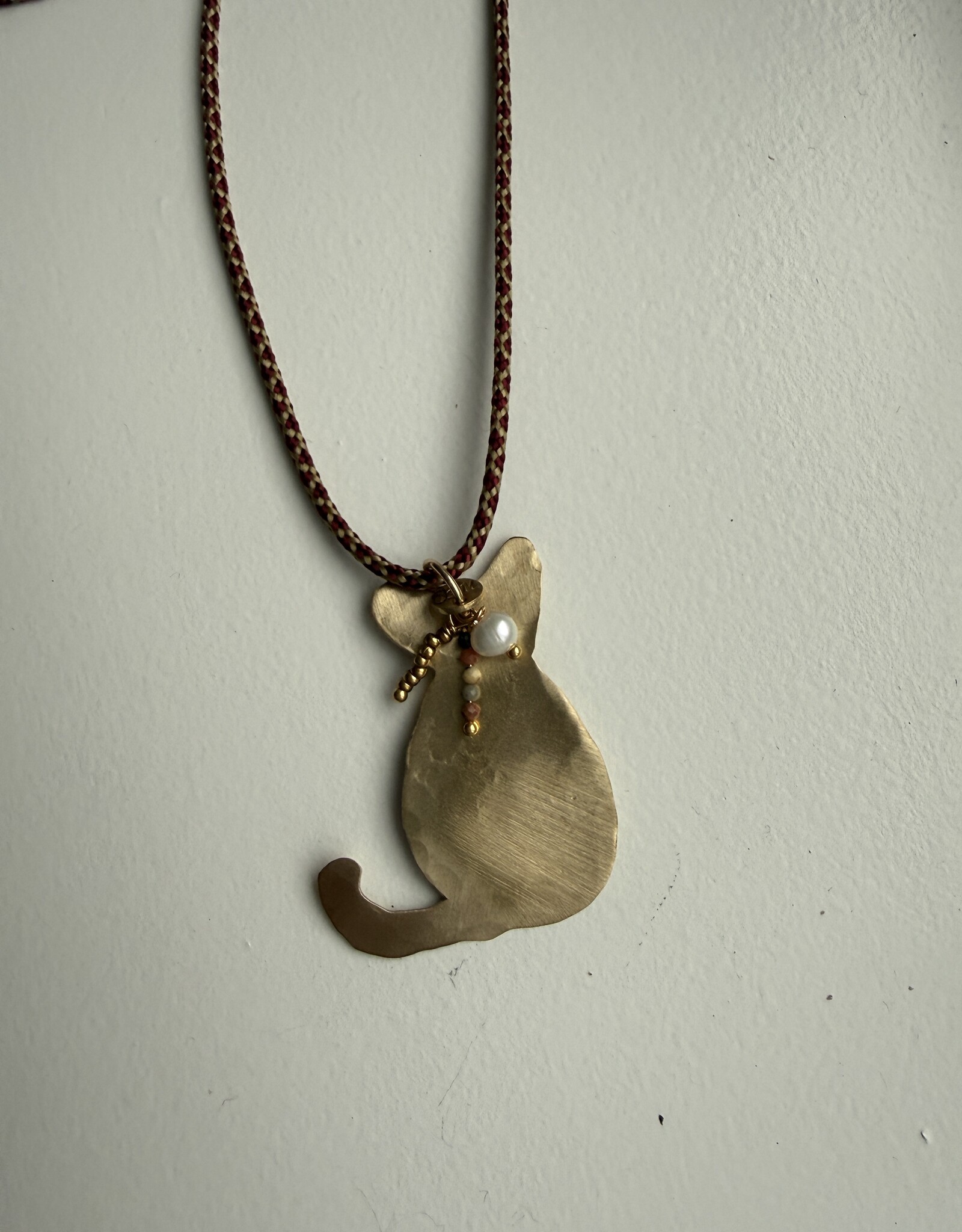 MIEQ Ketting poesje mauw