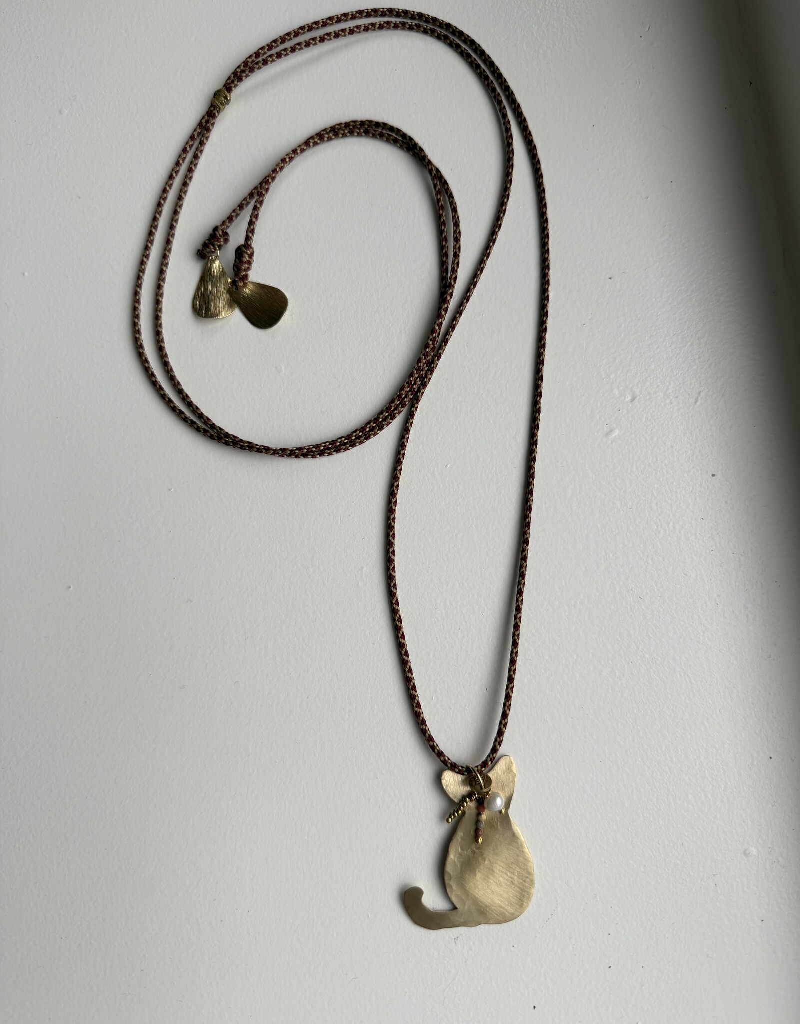 MIEQ Ketting poesje mauw