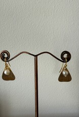 MIEQ Oorbellen druppel met parel