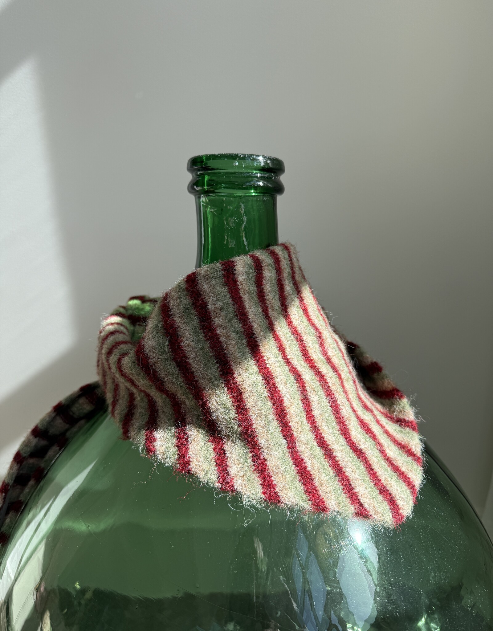 MIEQ Triangel sjaaltje MIEQ rood, groen, beige