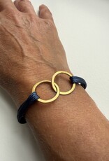 MIEQ Infinity bracelet indigo