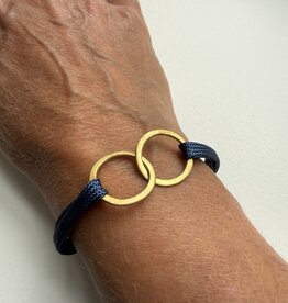 MIEQ Infinity bracelet indigo