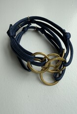 MIEQ Infinity bracelet indigo