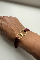 MIEQ Infinity bracelet pomegranate