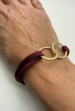 MIEQ Infinity bracelet pomegranate