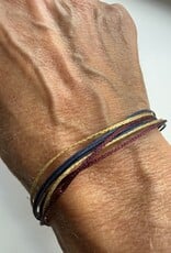 MIEQ winters rood/blauw/goud