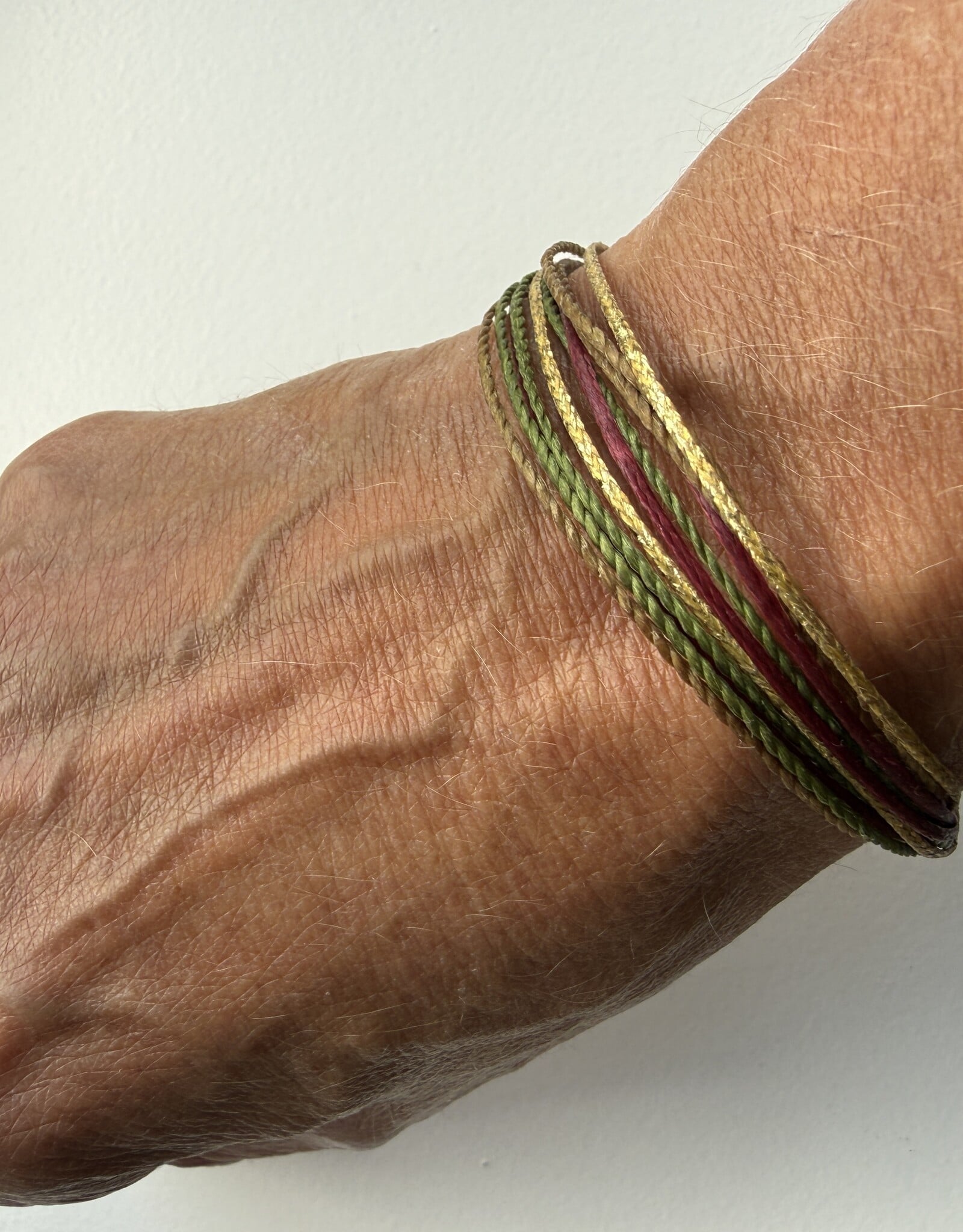MIEQ winters groen,  kahki, rood, goud