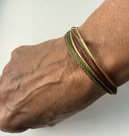 MIEQ winters groen, kahki, rood, goud