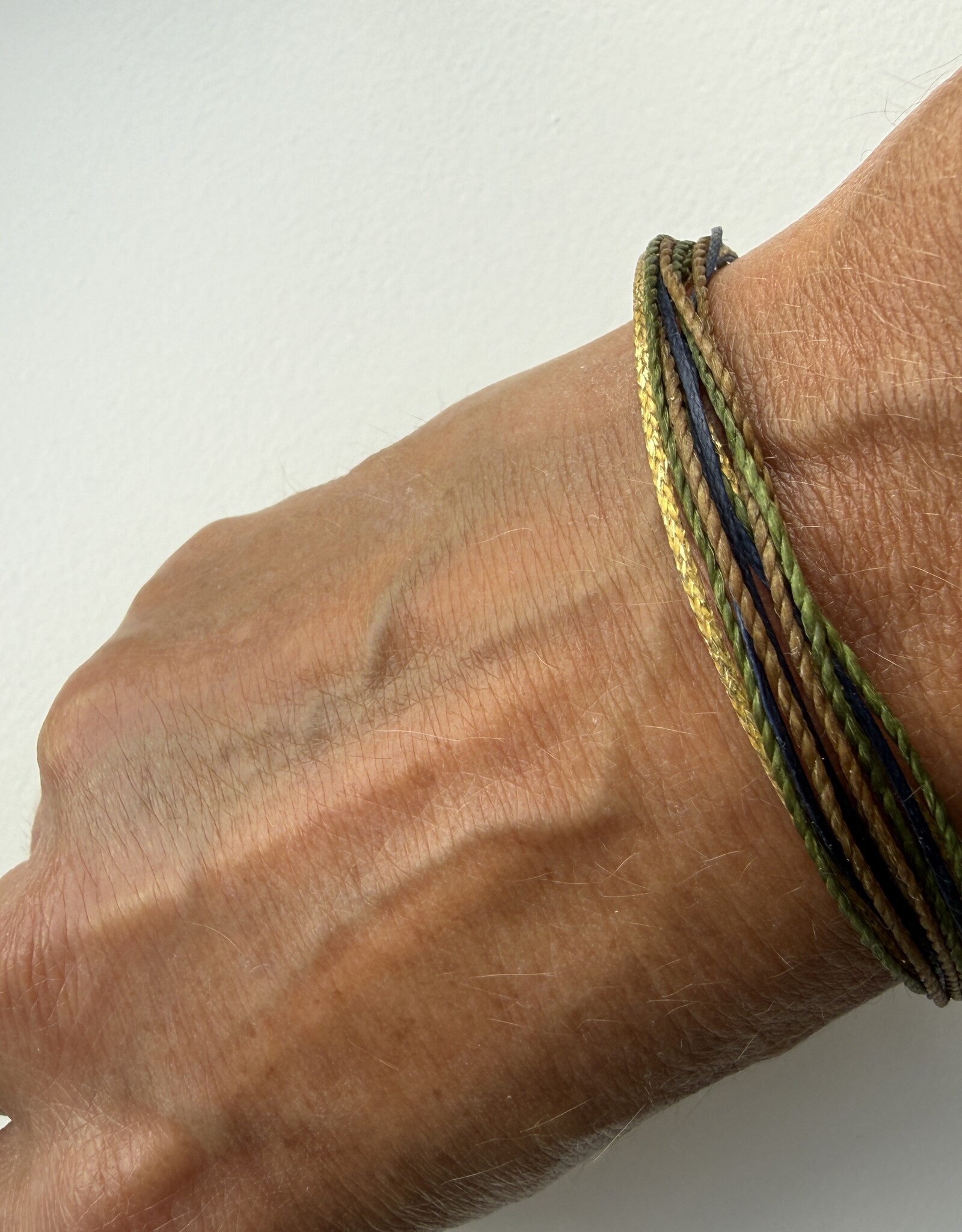 MIEQ winters groen, blauw, kahki, goud