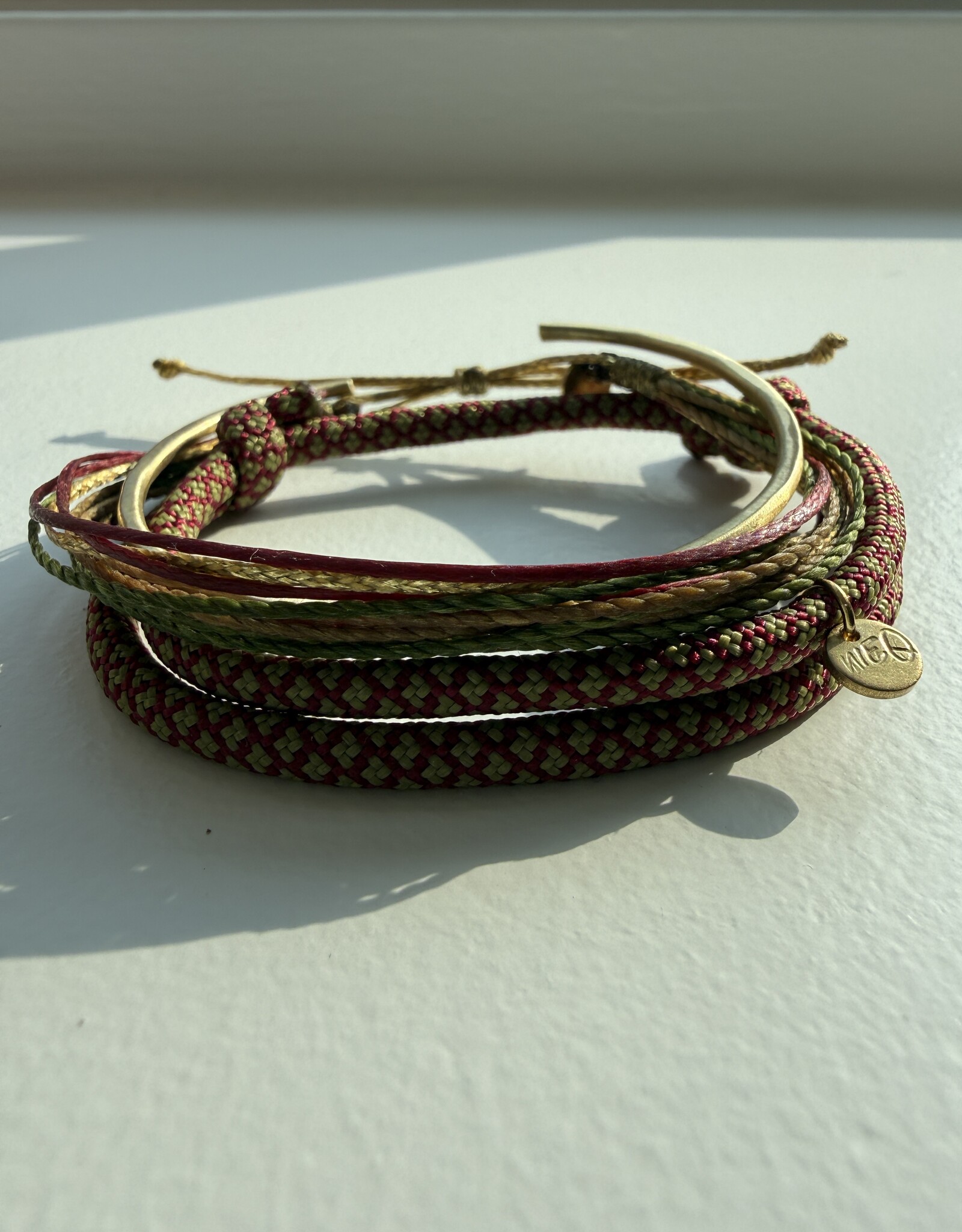 MIEQ Setje MIEQ  winterrood met groen