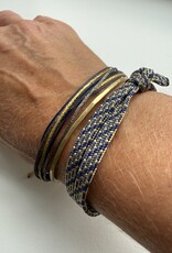 MIEQ Setje MIEQ  blauw, antraciet, goud