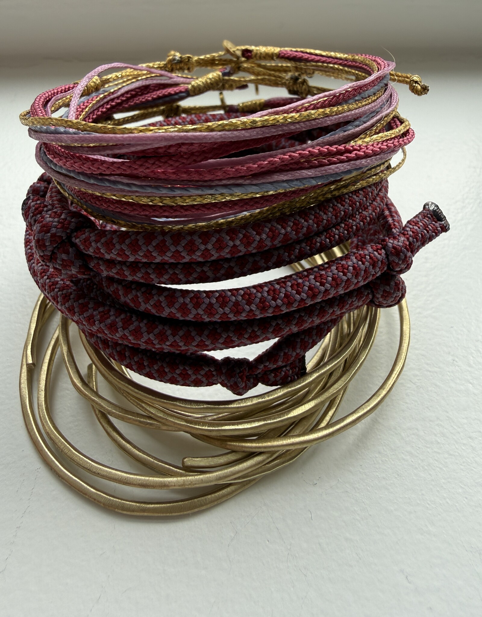 MIEQ Setje MIEQ  wijnrood, mauve blauw